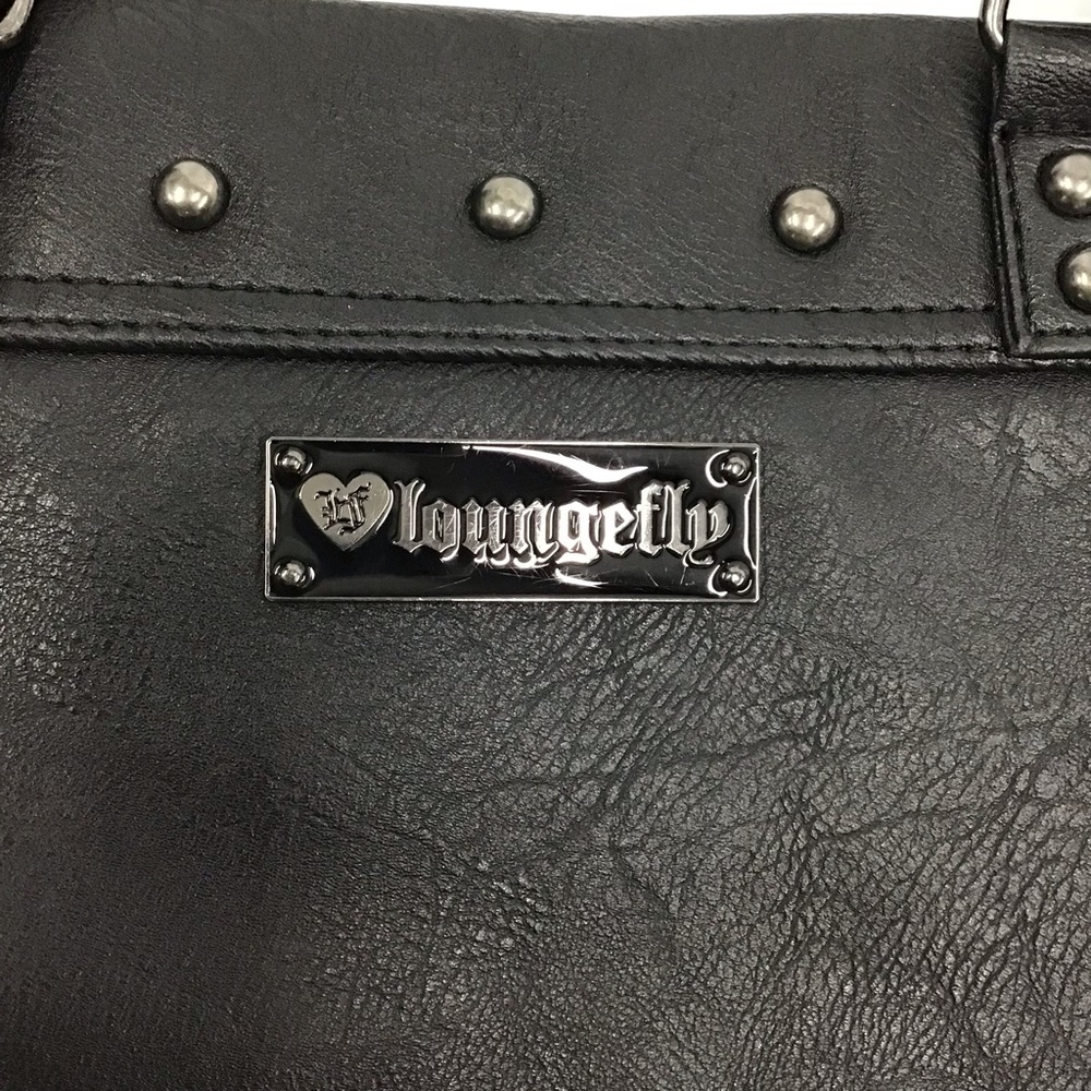 Loungefly Embroidered Patchwork Black Owl Crossbo… - image 4